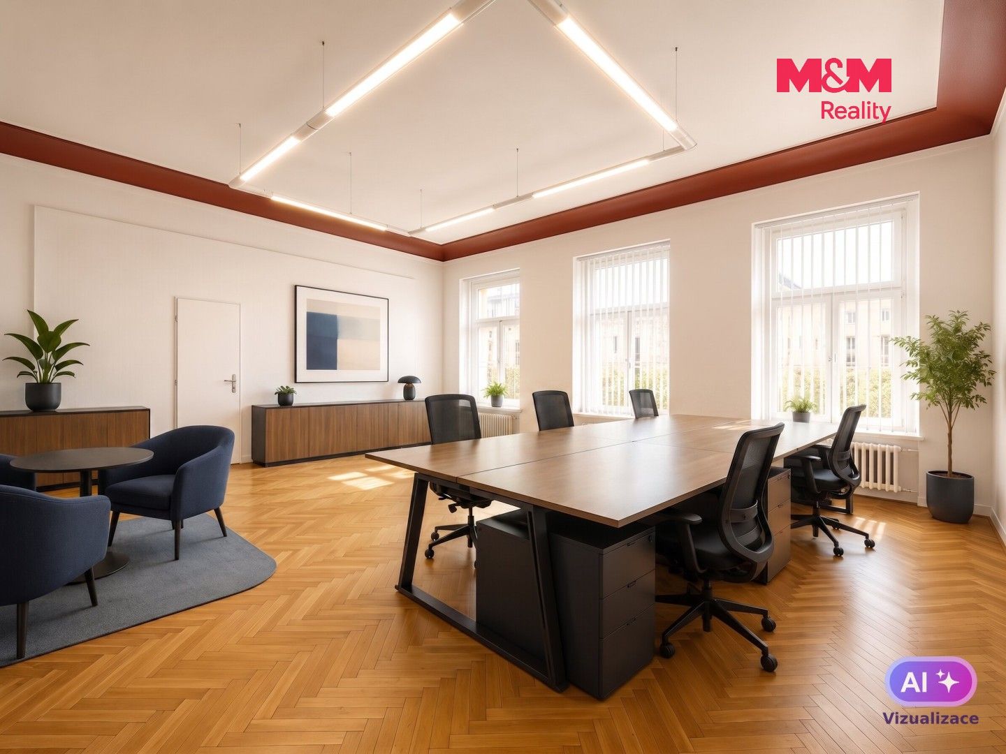 Kanceláře, náměstí Míru, Praha, 60 m² - 2