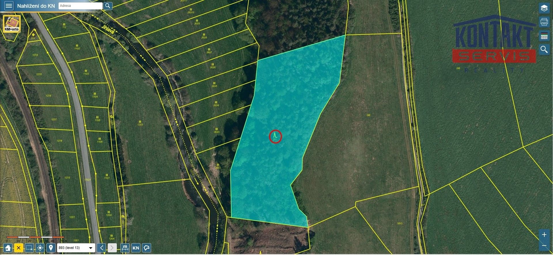 Prodej les - Číchov - 1