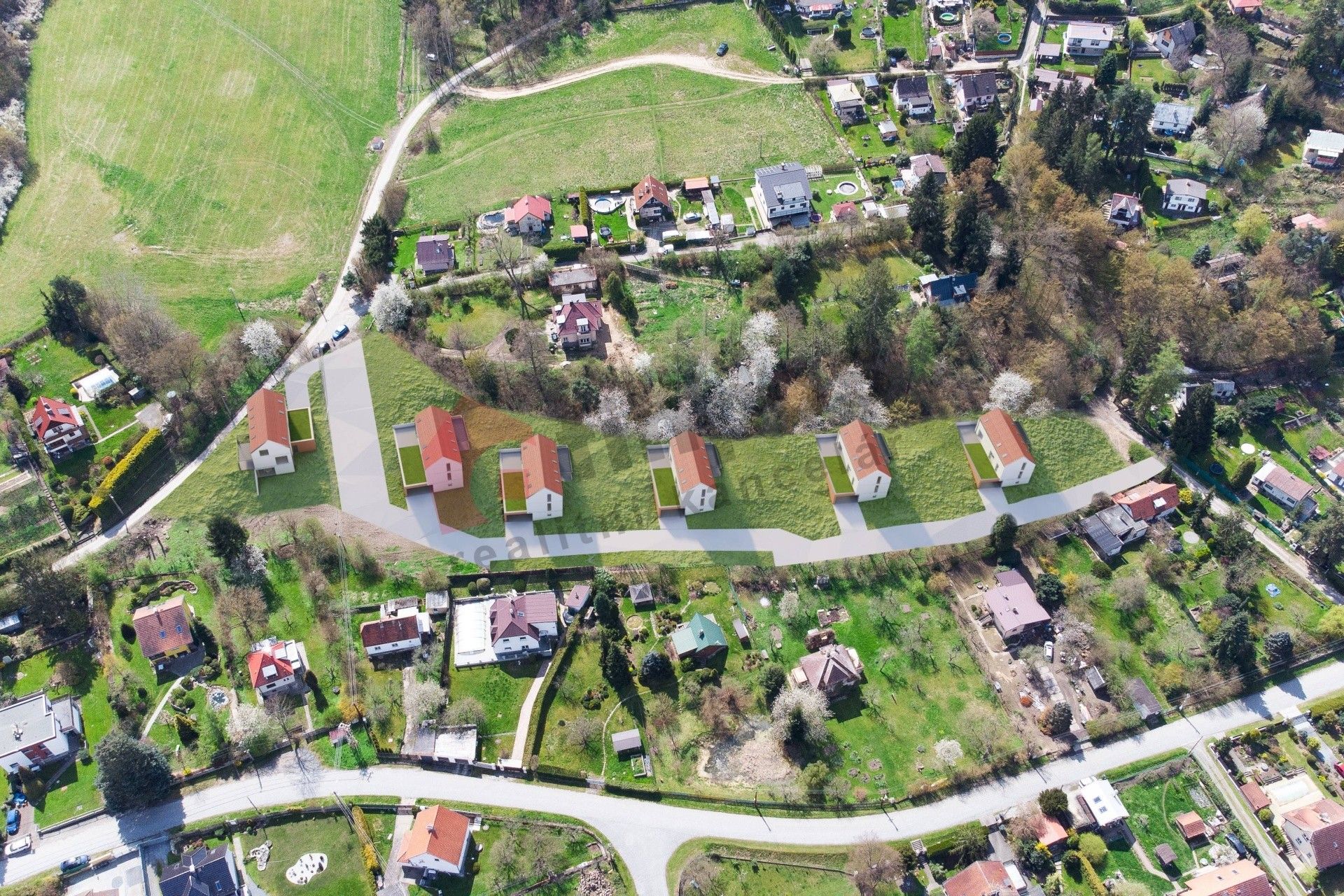 Pozemky pro bydlení, Spojovací, Hradištko