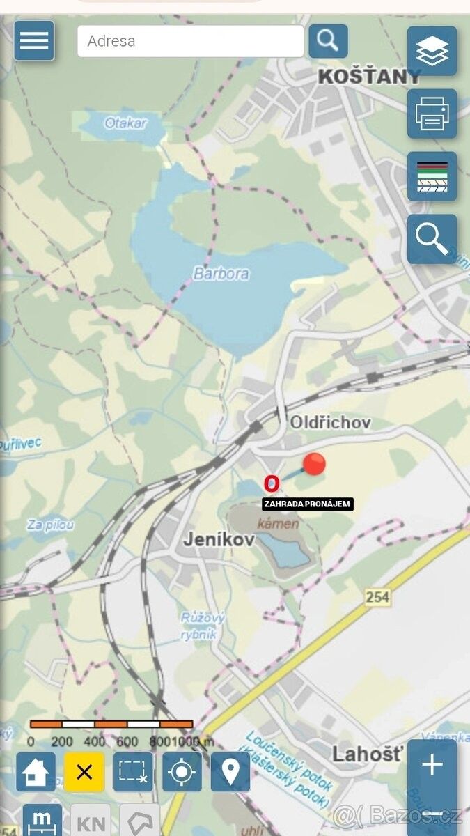 Zahrady, Oldřichov, 417 24