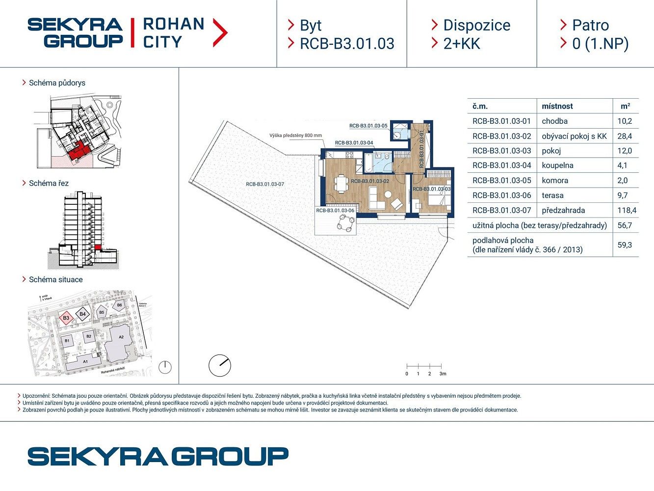 2+kk, Praha - Karlín, okres Praha 8, Hlavní město Praha, 56 m² - 2