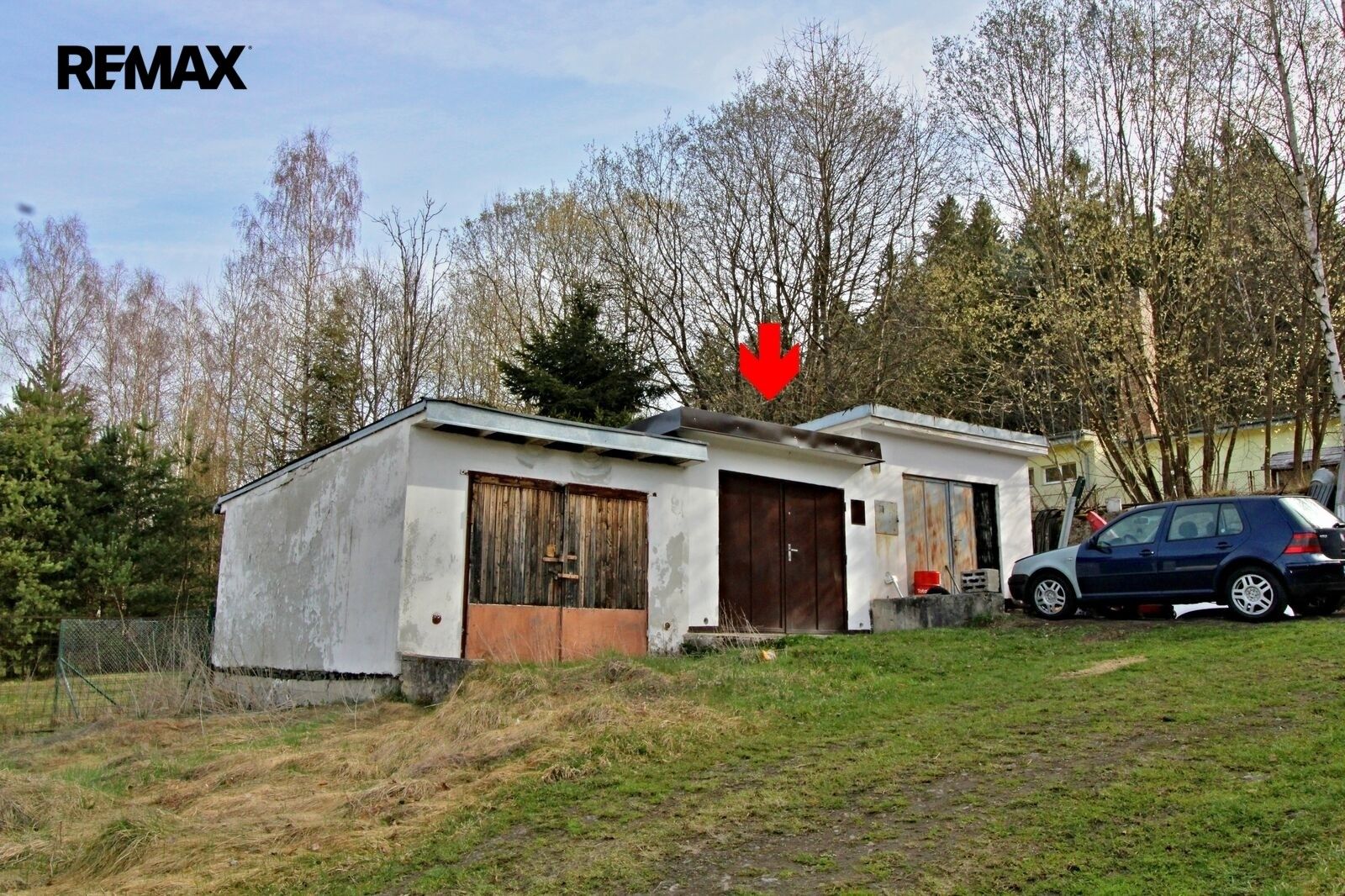Garáže, Loučovice, 21 m² - 1