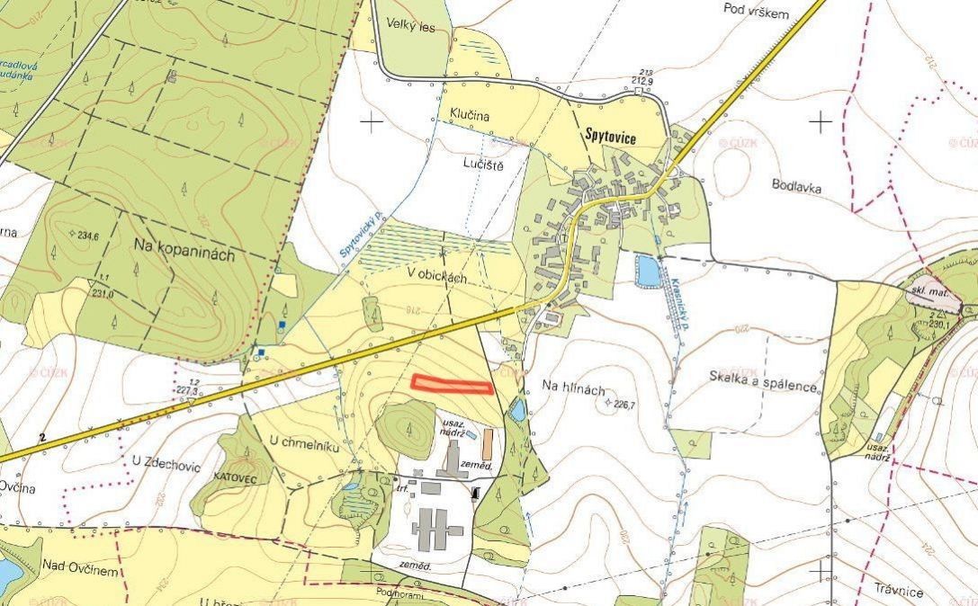 Prodej louka - Spytovice, Zdechovice