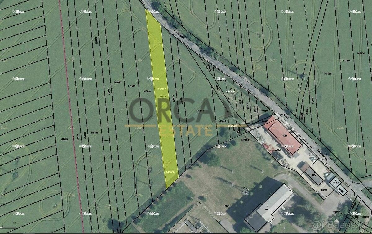 Prodej pozemek - Zlín, 760 01, 1 018 m²