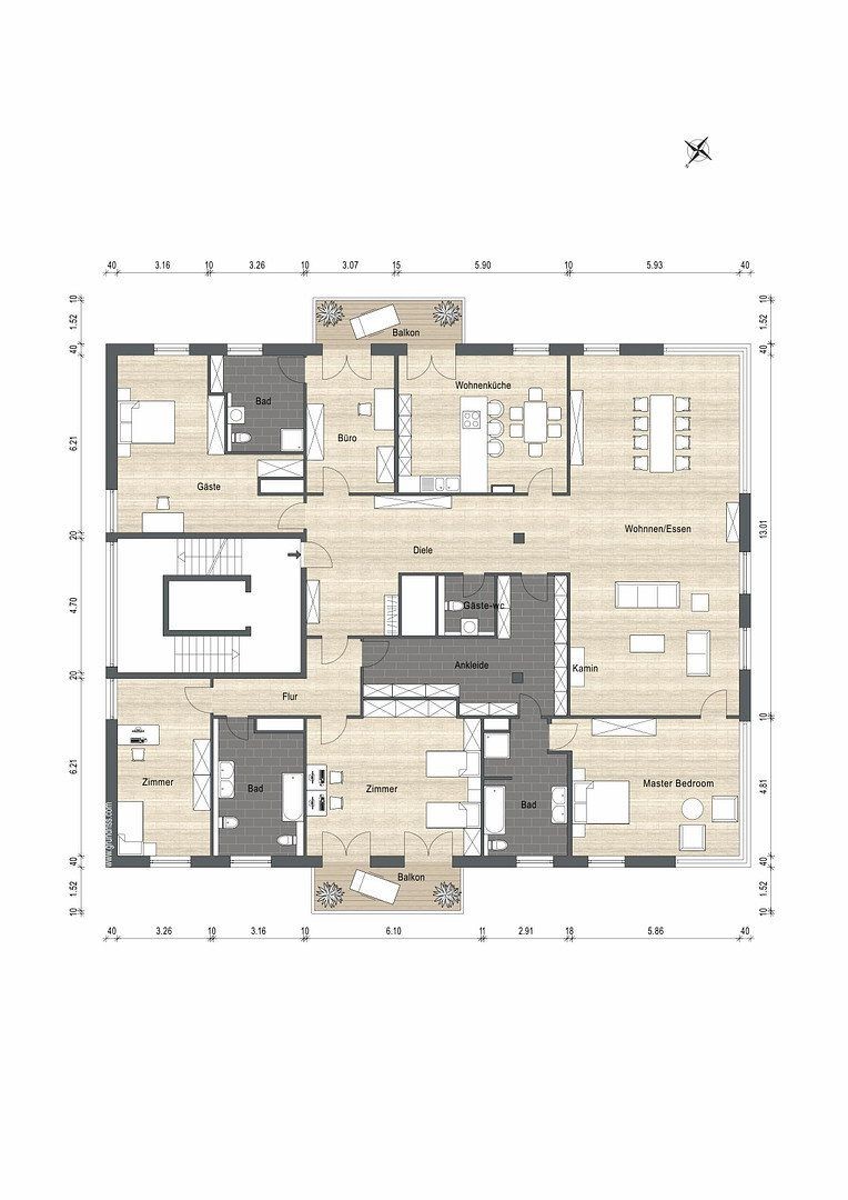 Byty, Frankfurt am Main Westend Hessen 60323, 334 m² - 1