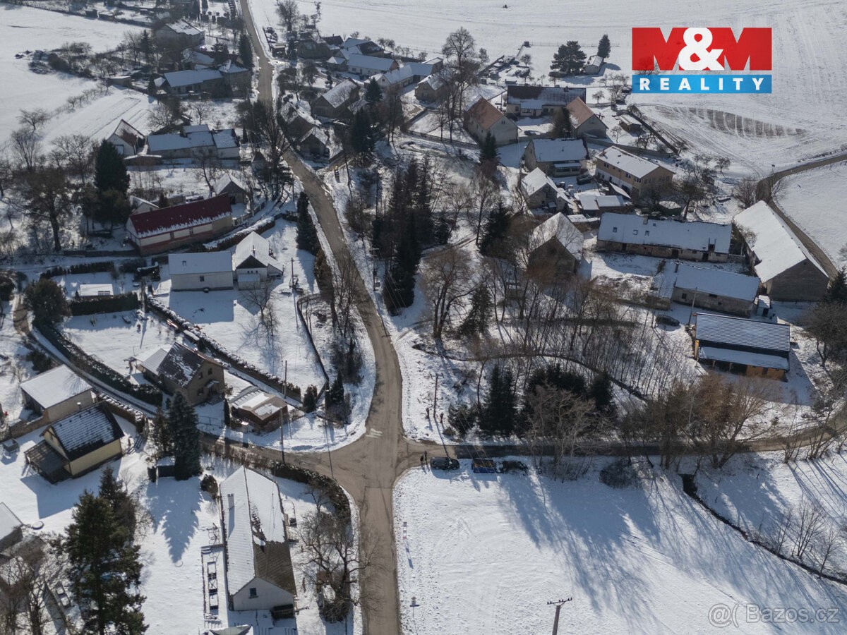 Stavební pozemek, Postupice – pohled 4
