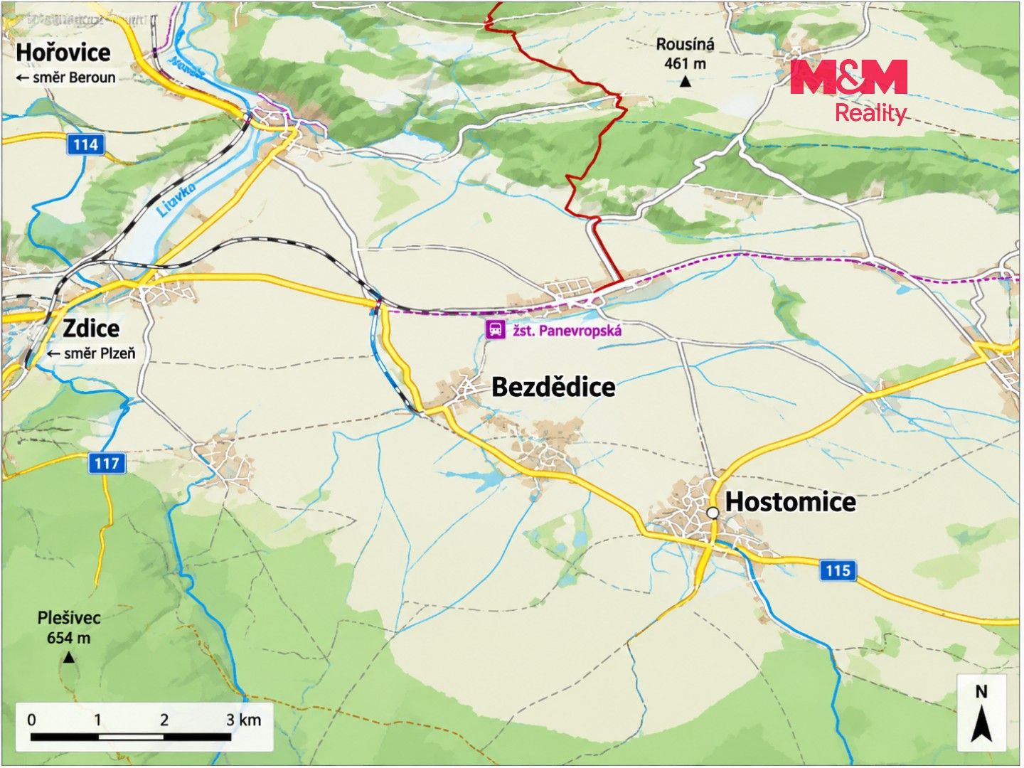 Prodej byt 2+kk - Bezdědice, Hostomice, 54 m² - 5