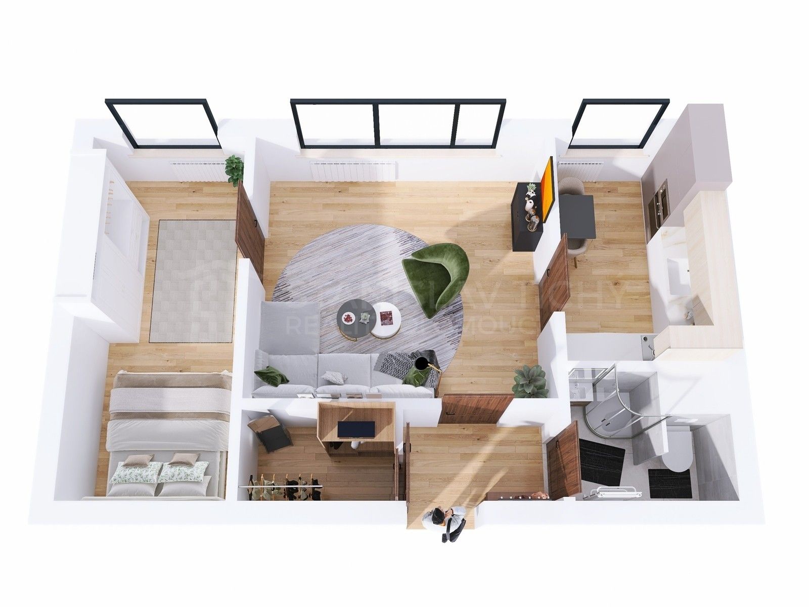 Pronájem byt 2+1 - Uničovská, Šternberk, 45 m²