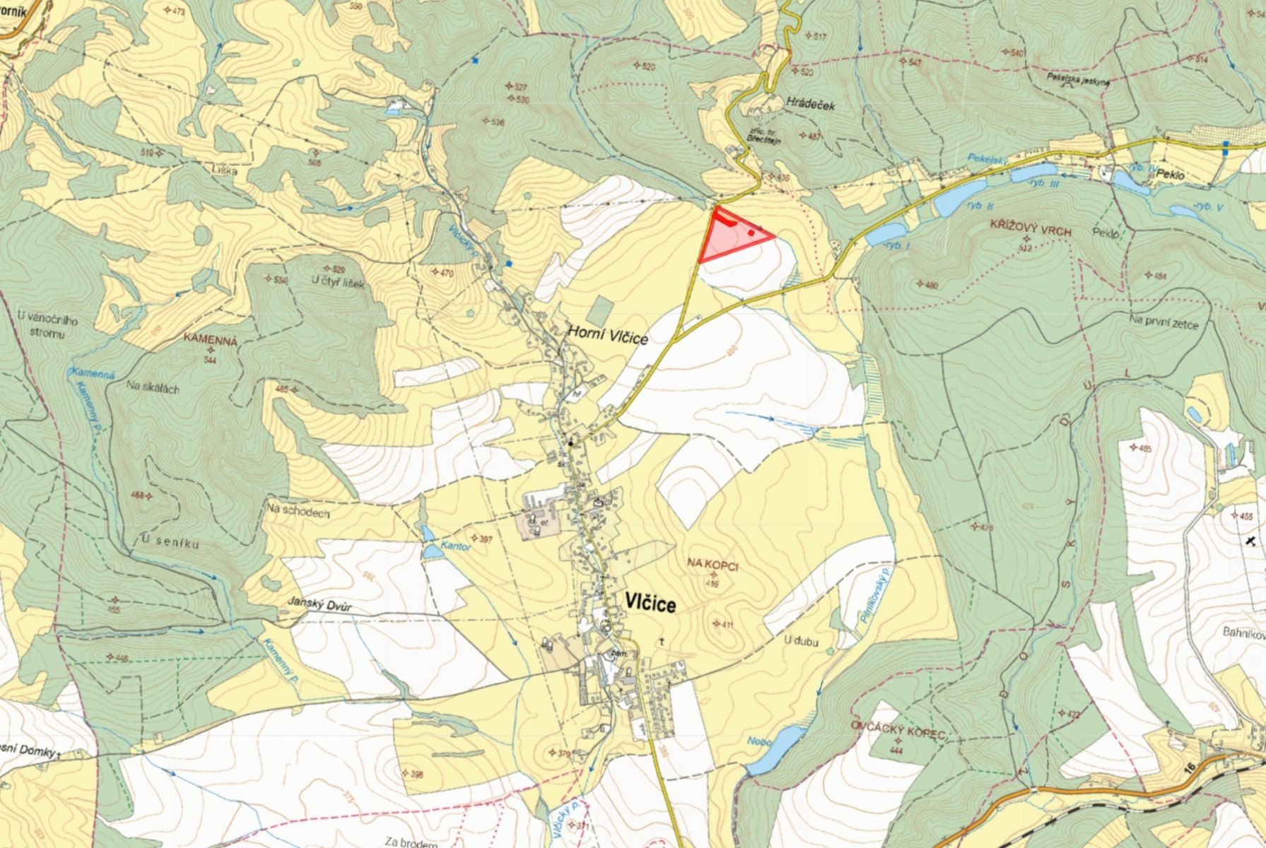 Zemědělské pozemky, Vlčice - 2