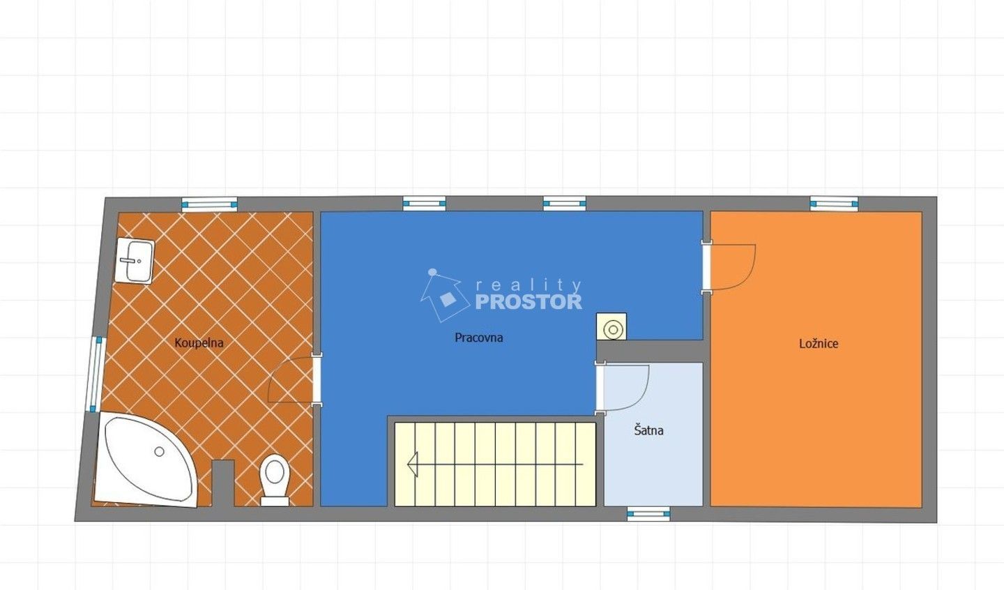Prodej rodinný dům - Slaný Trpoměchy, 120 m² - 5