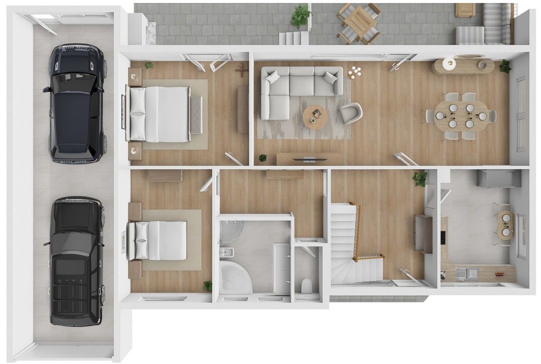 Rodinné domy, , Bavorsko, 219 m² - 1