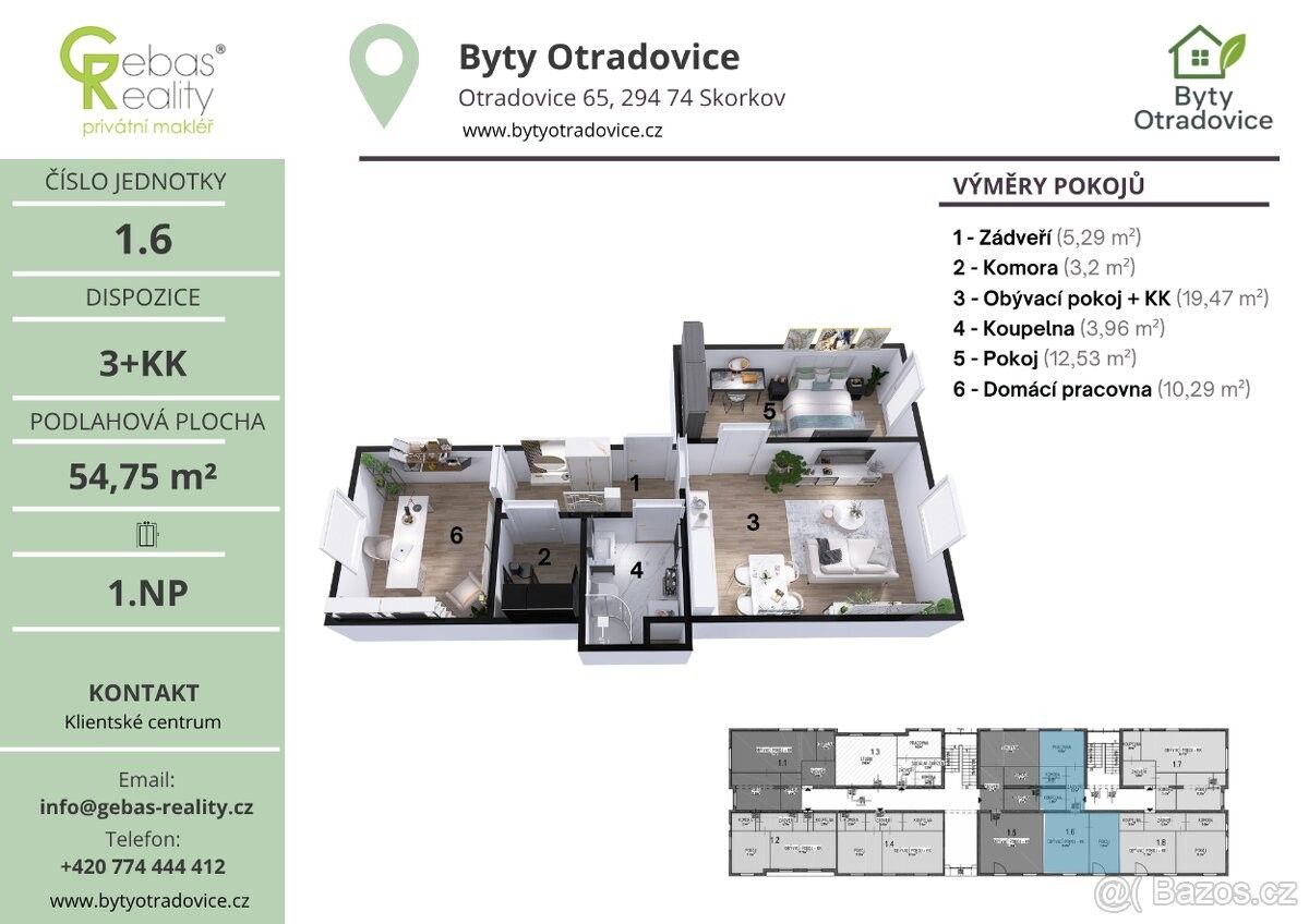 Byty, Brandýs nad Labem-Stará Boleslav, 250 01 - 2