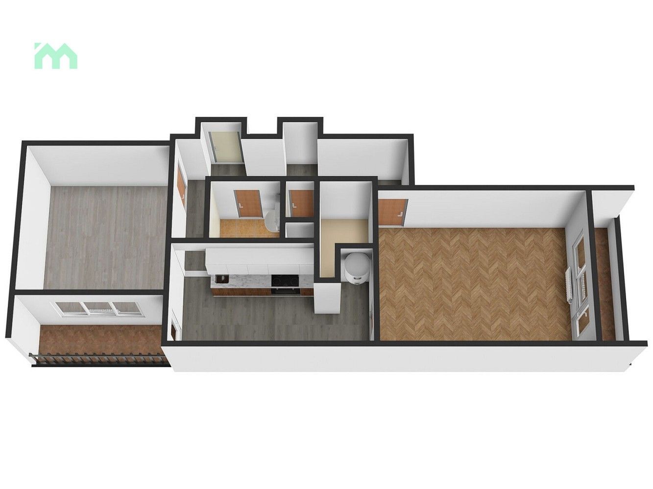 2+1, Přerov - Přerov I-Město, Olomoucký kraj, 59 m² - 2