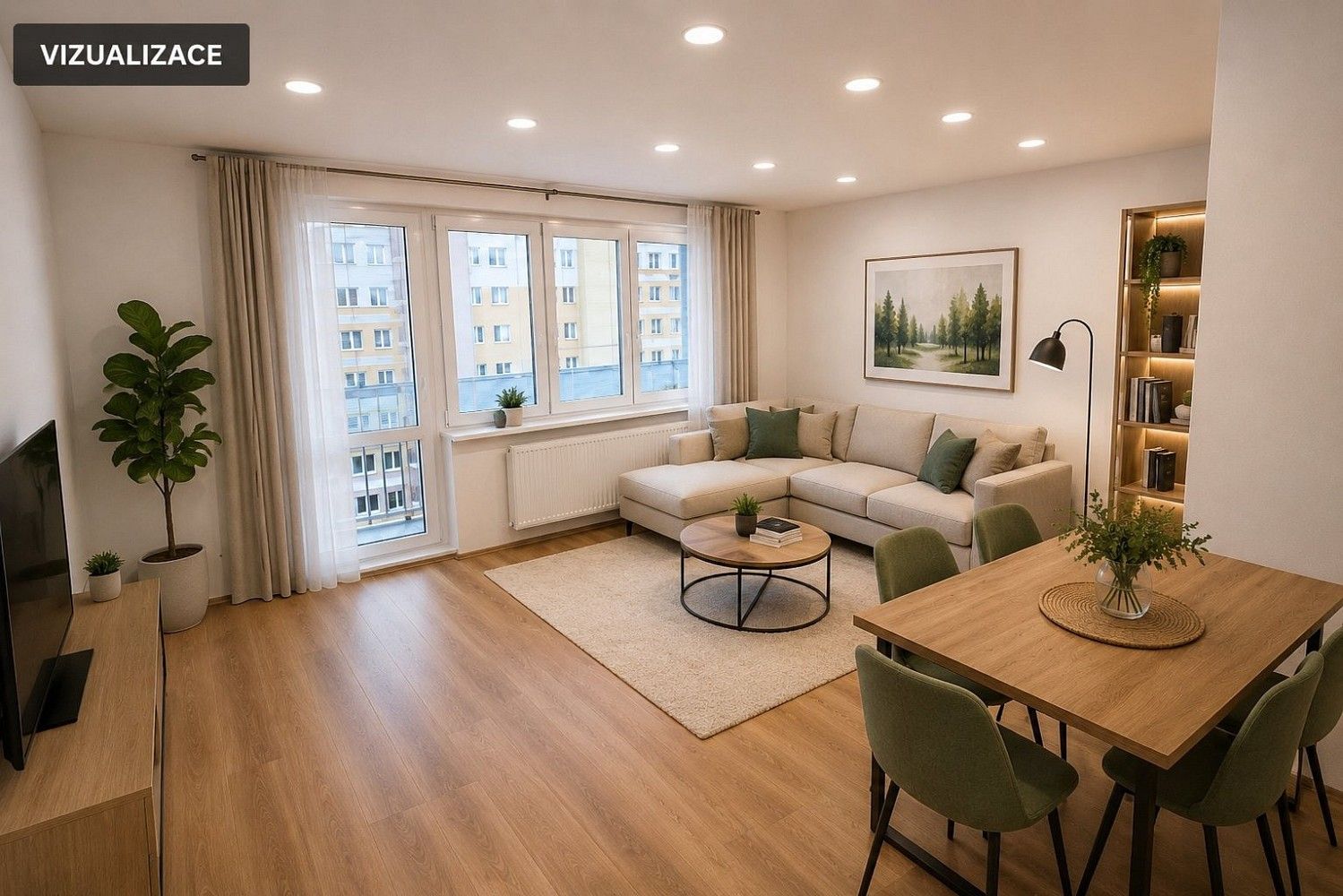 3+1, Praha - Záběhlice, okres Praha 4, Hlavní město Praha, 80 m² - 2