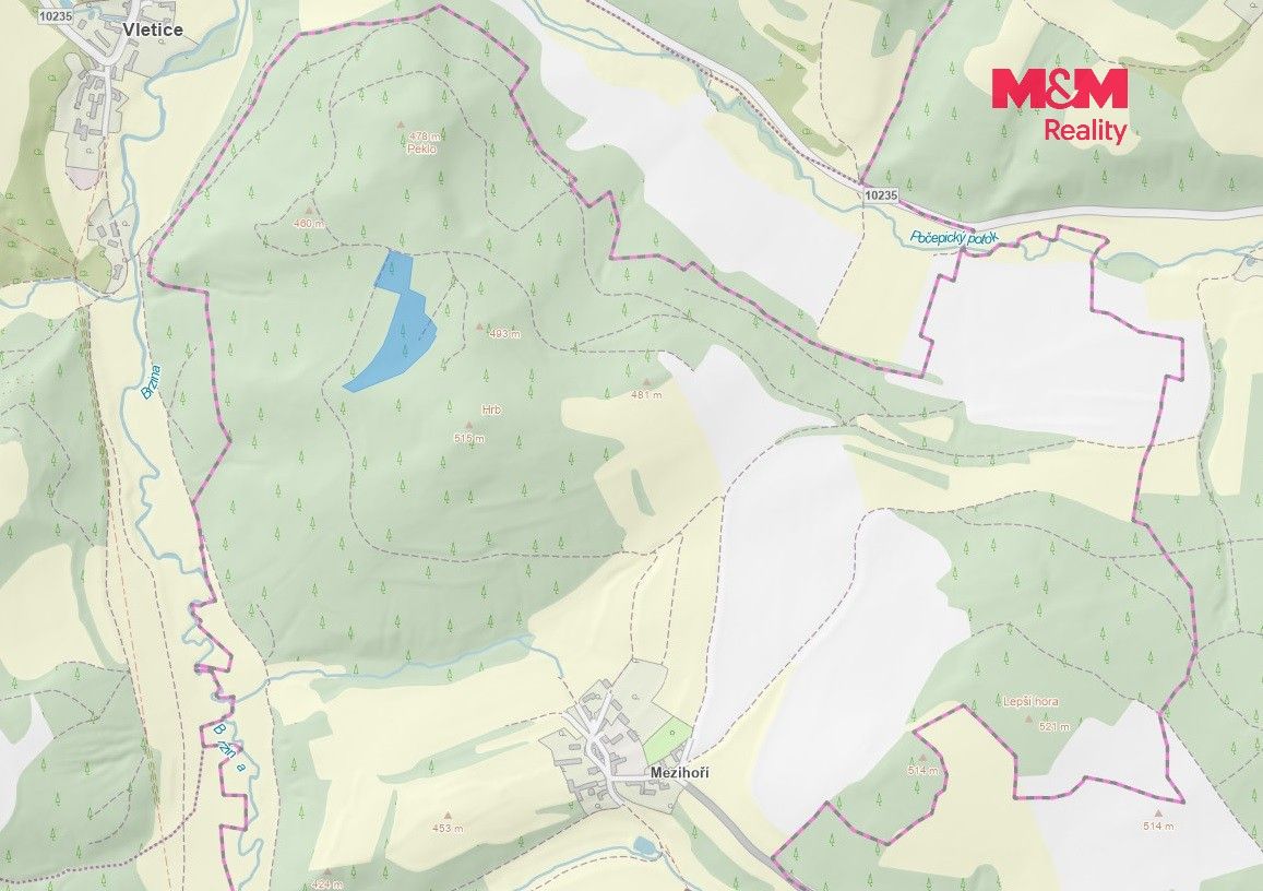 Pozemek pro bydlení · Petrovice u Sedlčan, 262 55 - 3