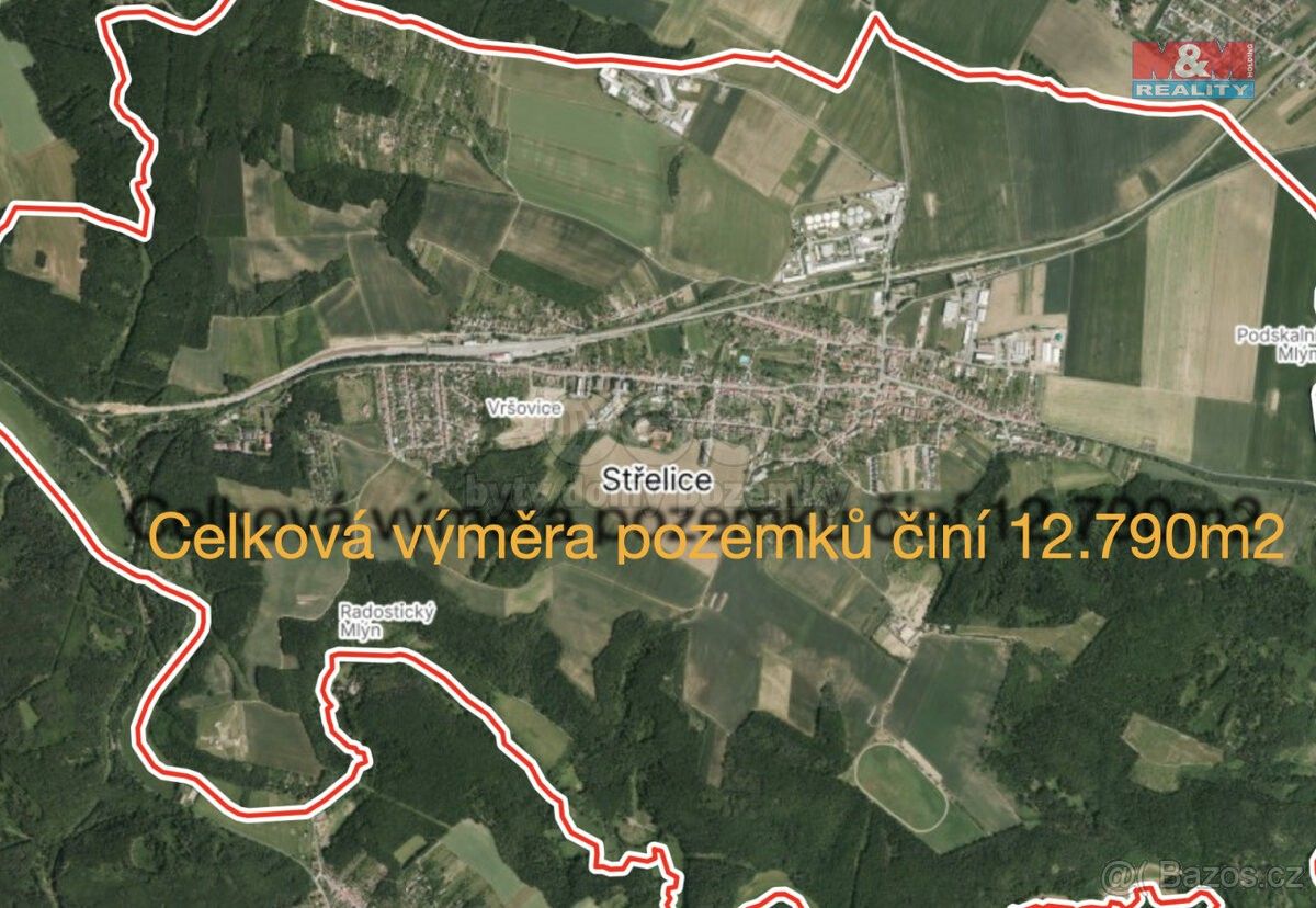 Lesy, Střelice u Brna, 664 47, 12 790 m²