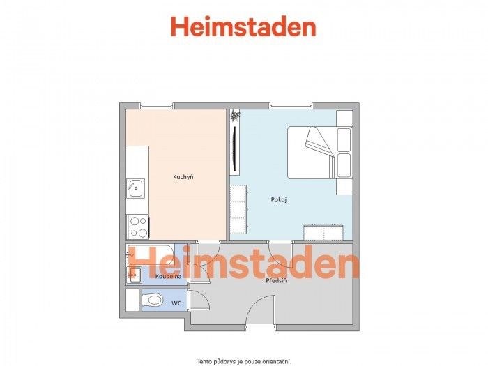 Pronájem byt 1+1 - Hornická, Havířov, Prostřední Suchá, 33 m²