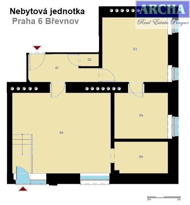 Kanceláře, Patočkova, Praha, 74 m²