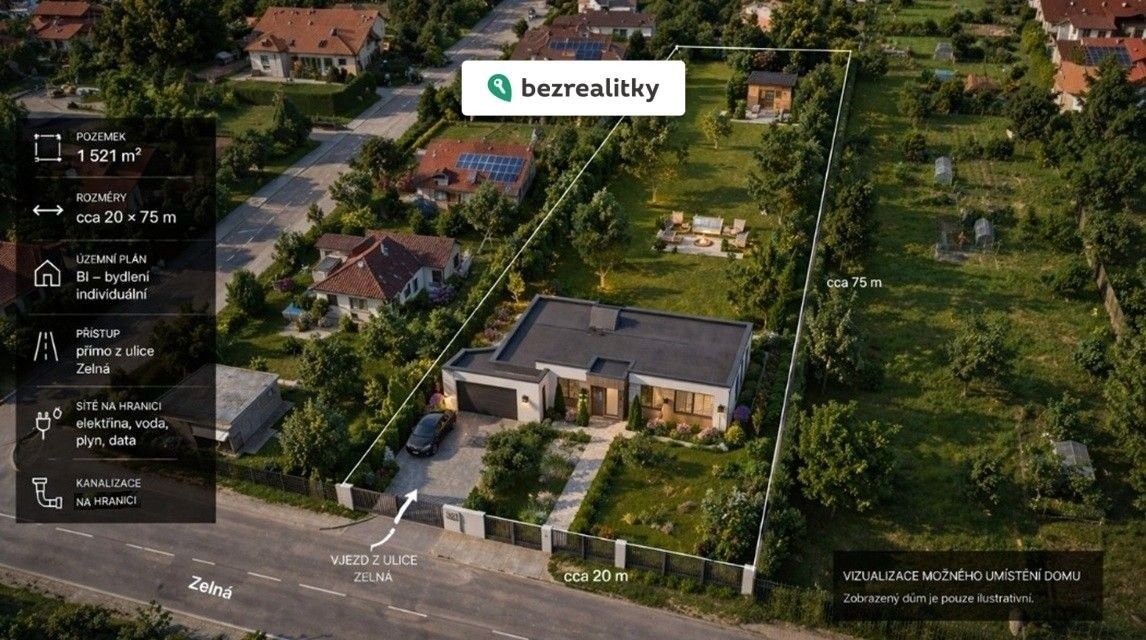 Pozemek pro bydlení, 1 521 m²