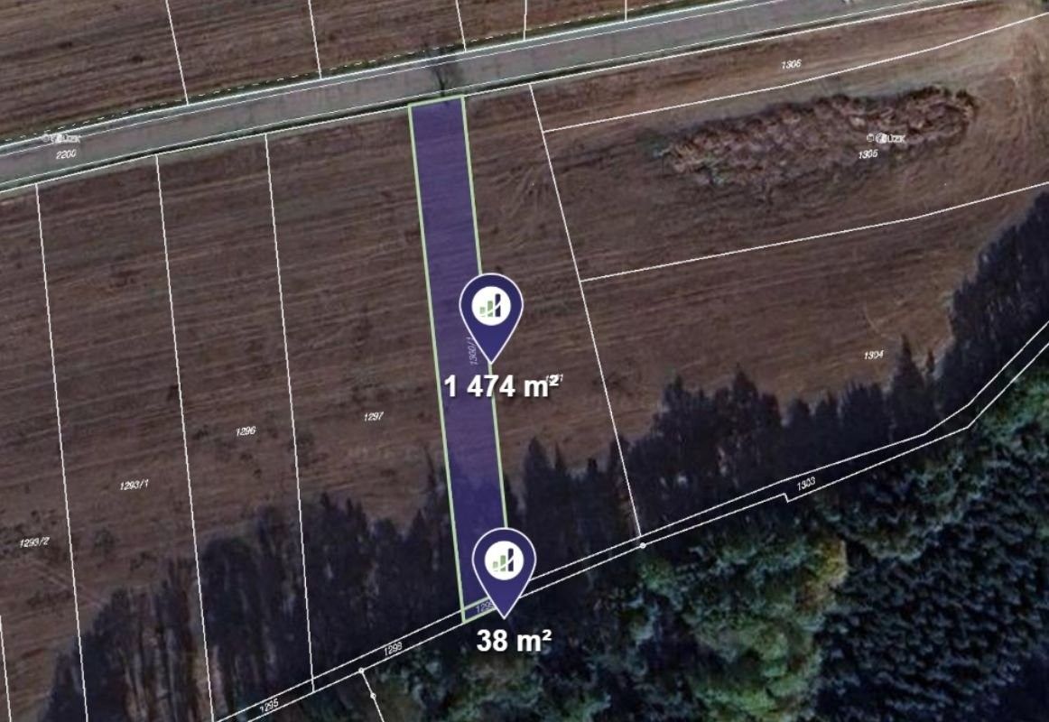 Zemědělské pozemky, Nové Město nad Metují, 1 512 m²