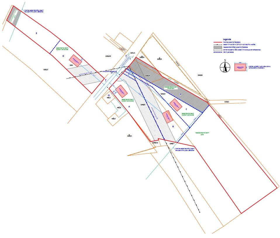 Pozemky pro bydlení, Bělušice, Kolín, 6 779 m² - 2