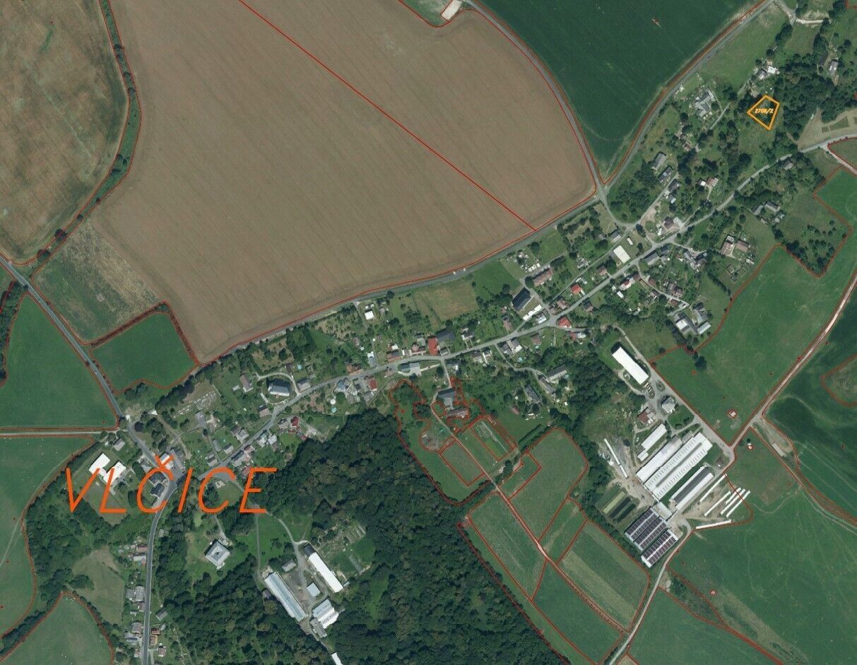 Prodej pozemek - Vlčice, 1 387 m² - 5