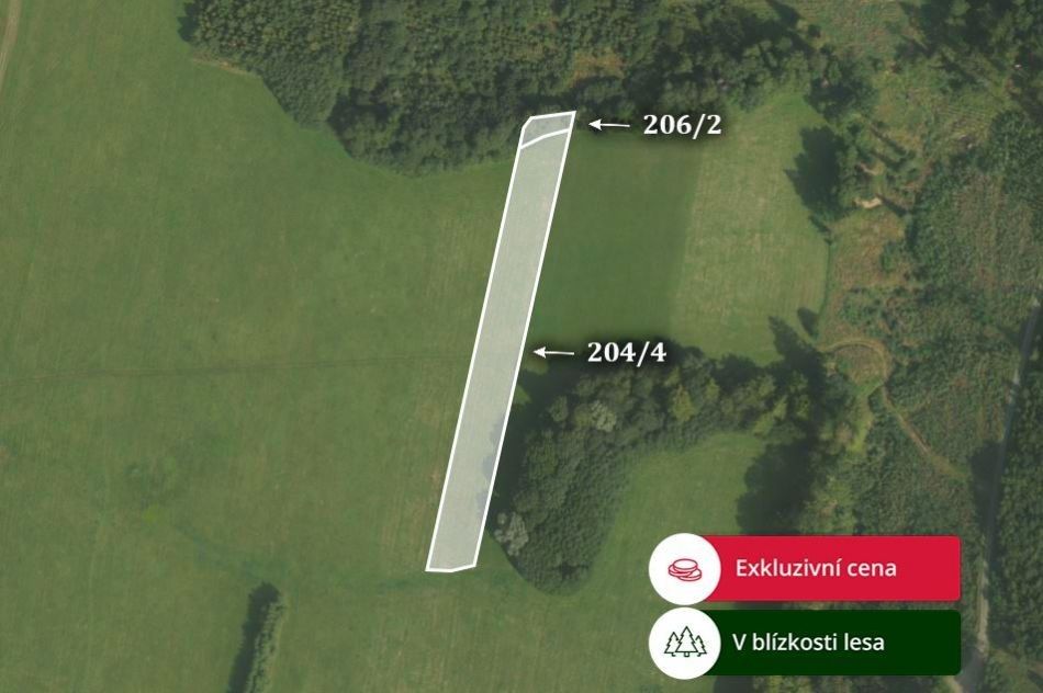 Prodej zemědělský pozemek - Podolí, 6 174 m²