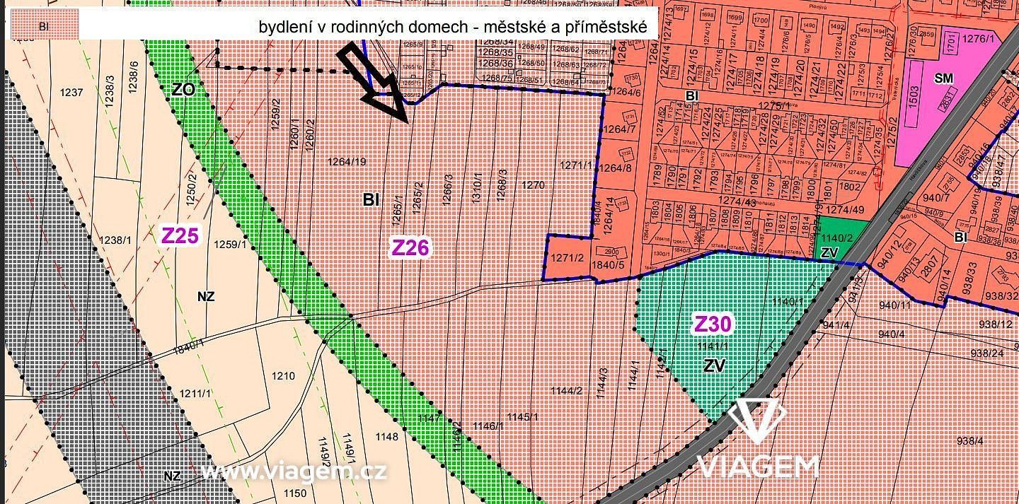 Pozemky pro bydlení, Přelouč, okres Pardubice - 2
