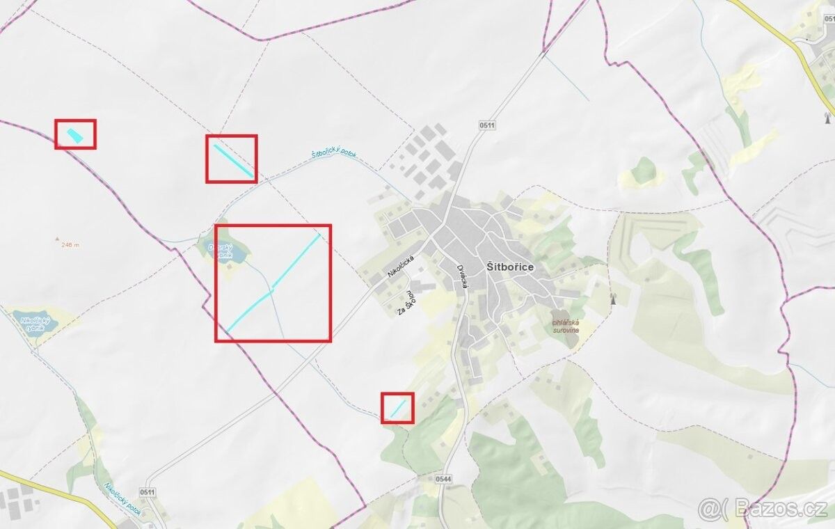Prodej pozemek pro bydlení - Šitbořice, 691 76