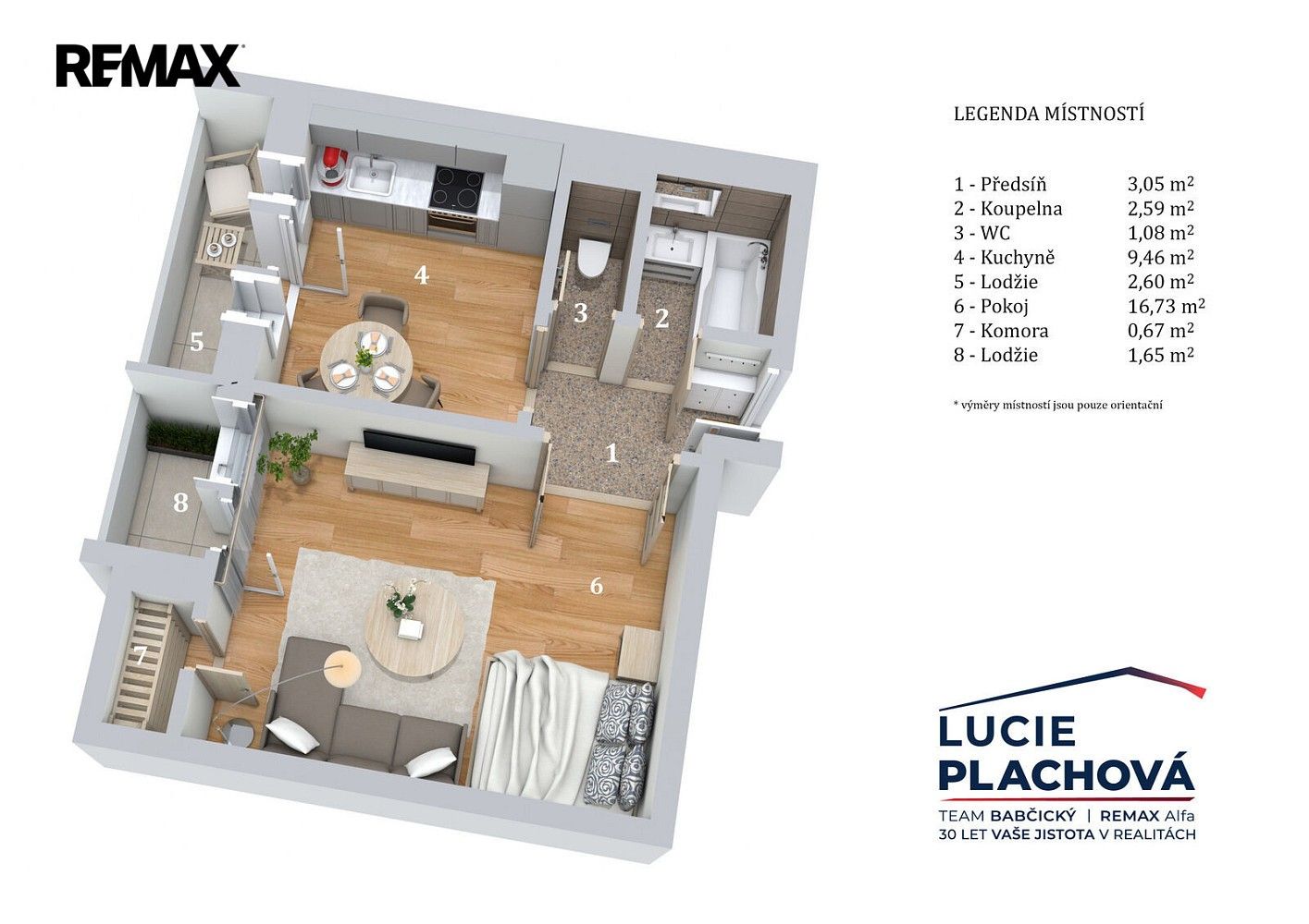 Prodej byt 1+1 - Hradec Králové - Pražské Předměstí, Královéhradecký kraj, 36 m² - 2