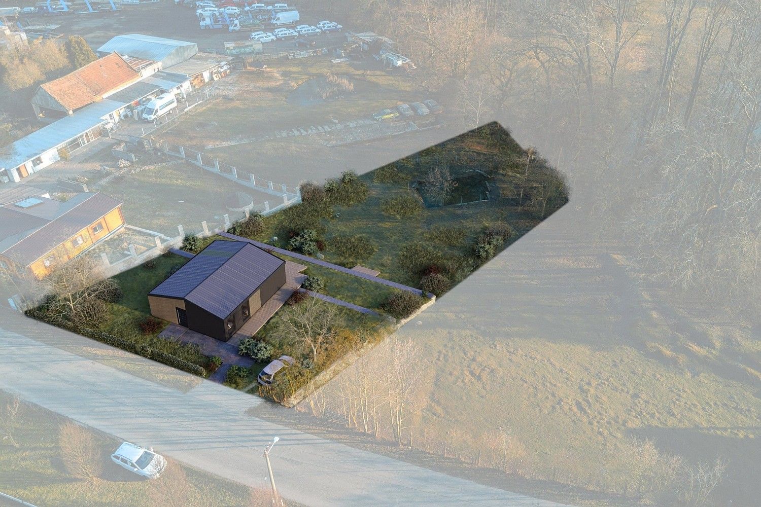 Rodinné domy, Vyšehněvice, okres Pardubice, Pardubický kraj, 89 m² - 1