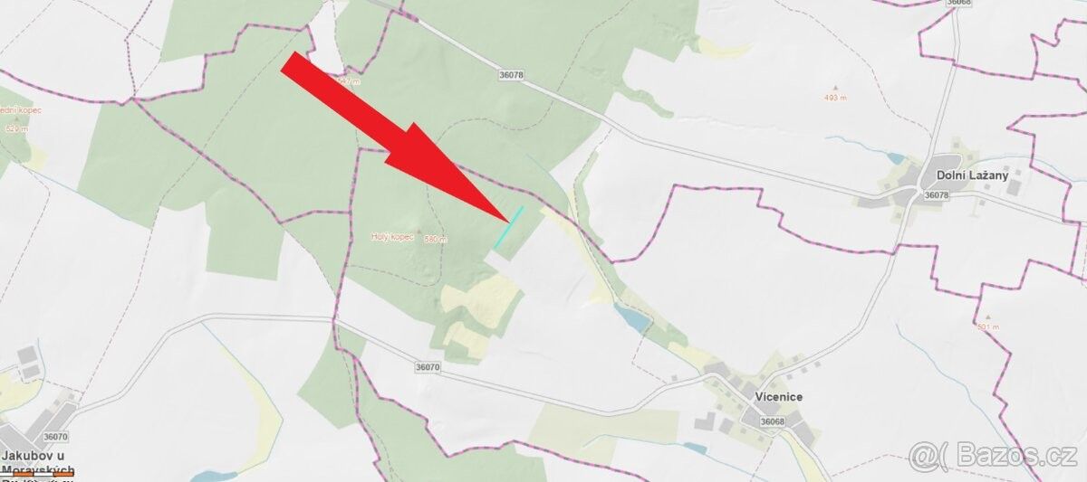 Pozemky pro bydlení, Moravské Budějovice, 676 02