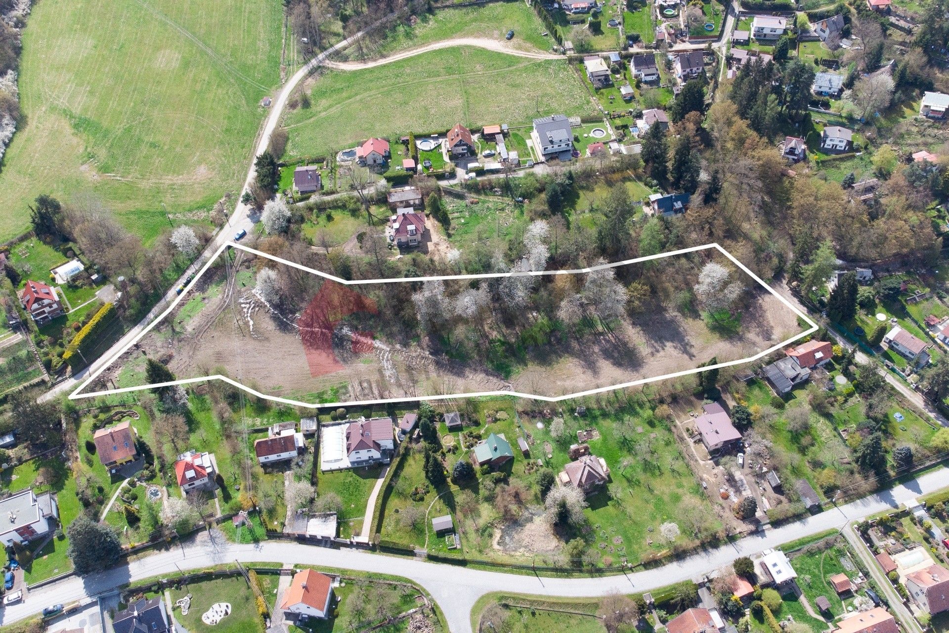 Prodej pozemek pro bydlení - Spojovací, Hradištko