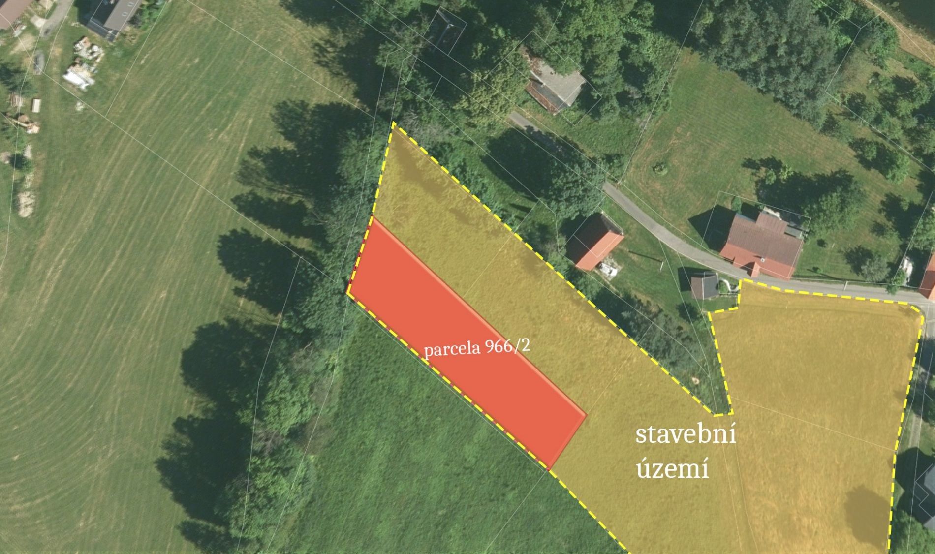 Pozemek pro bydlení · Jílové u Držkova - 3