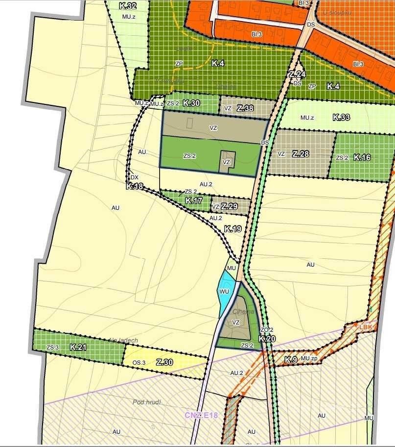 Prodej pozemek pro bydlení - Ke Kalinovu mlýnu, Ořech