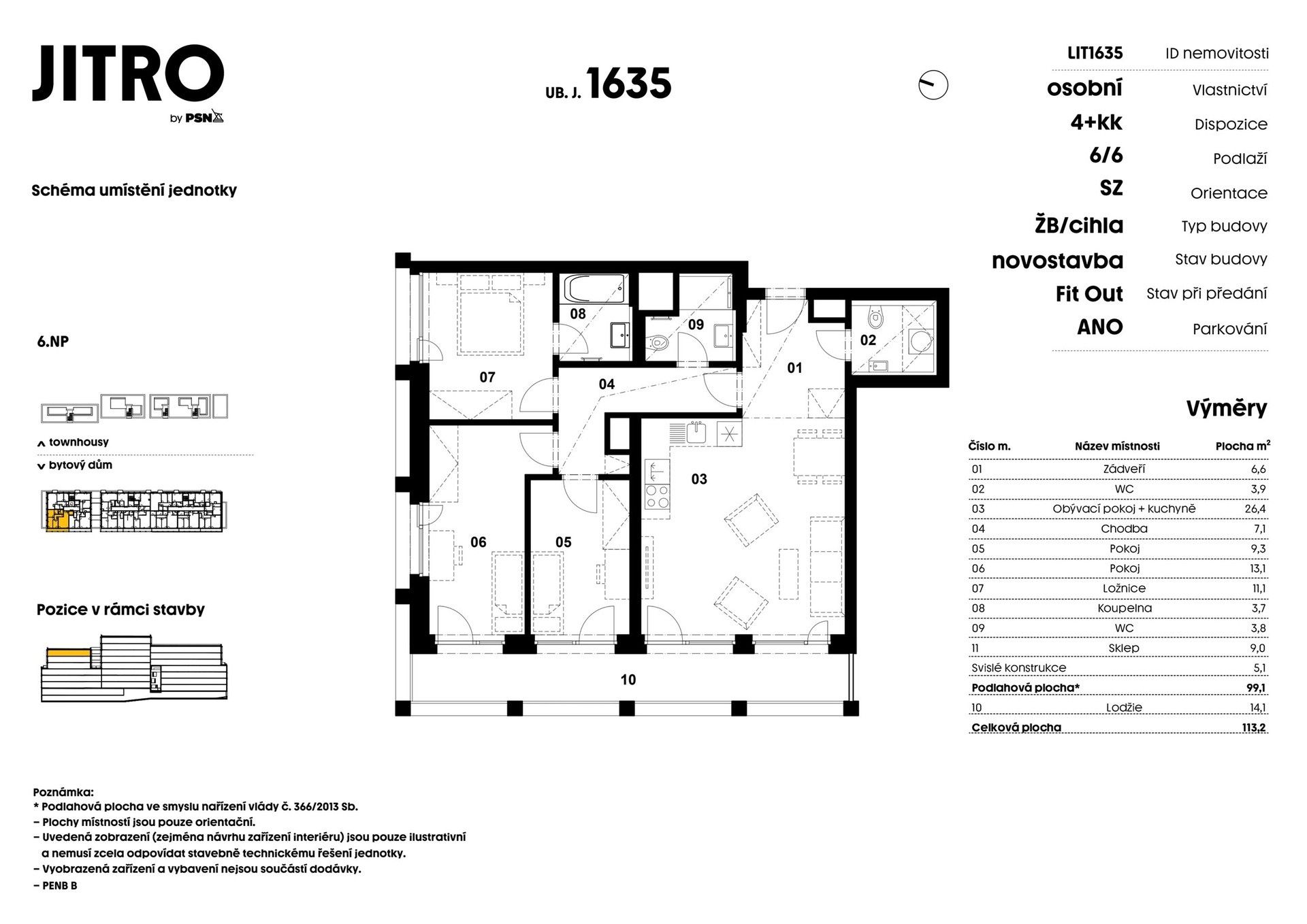 4+kk, Litevská, Praha Vršovice, 94 m² - 2