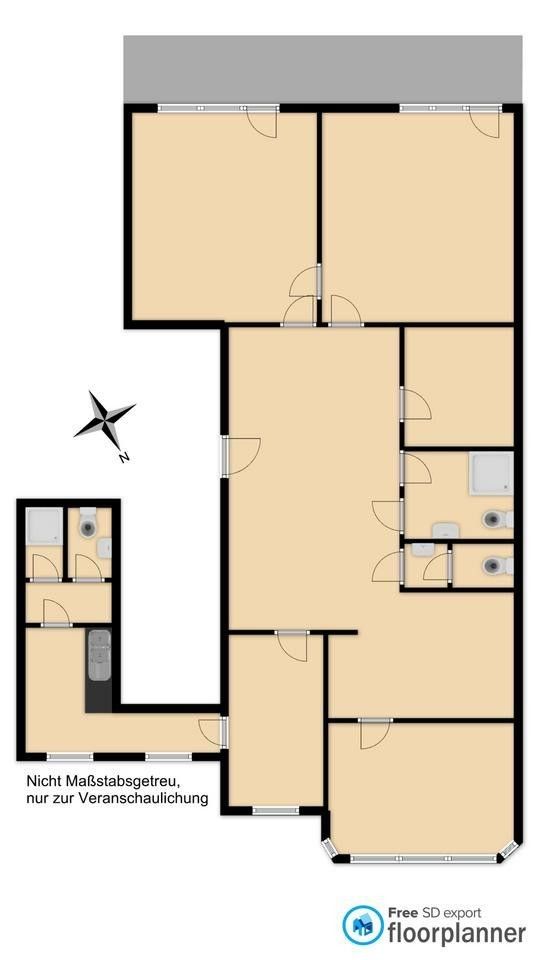 Kanceláře, Hauptstr. 17, , Bádensko-Württembersko, 160 m² - 2