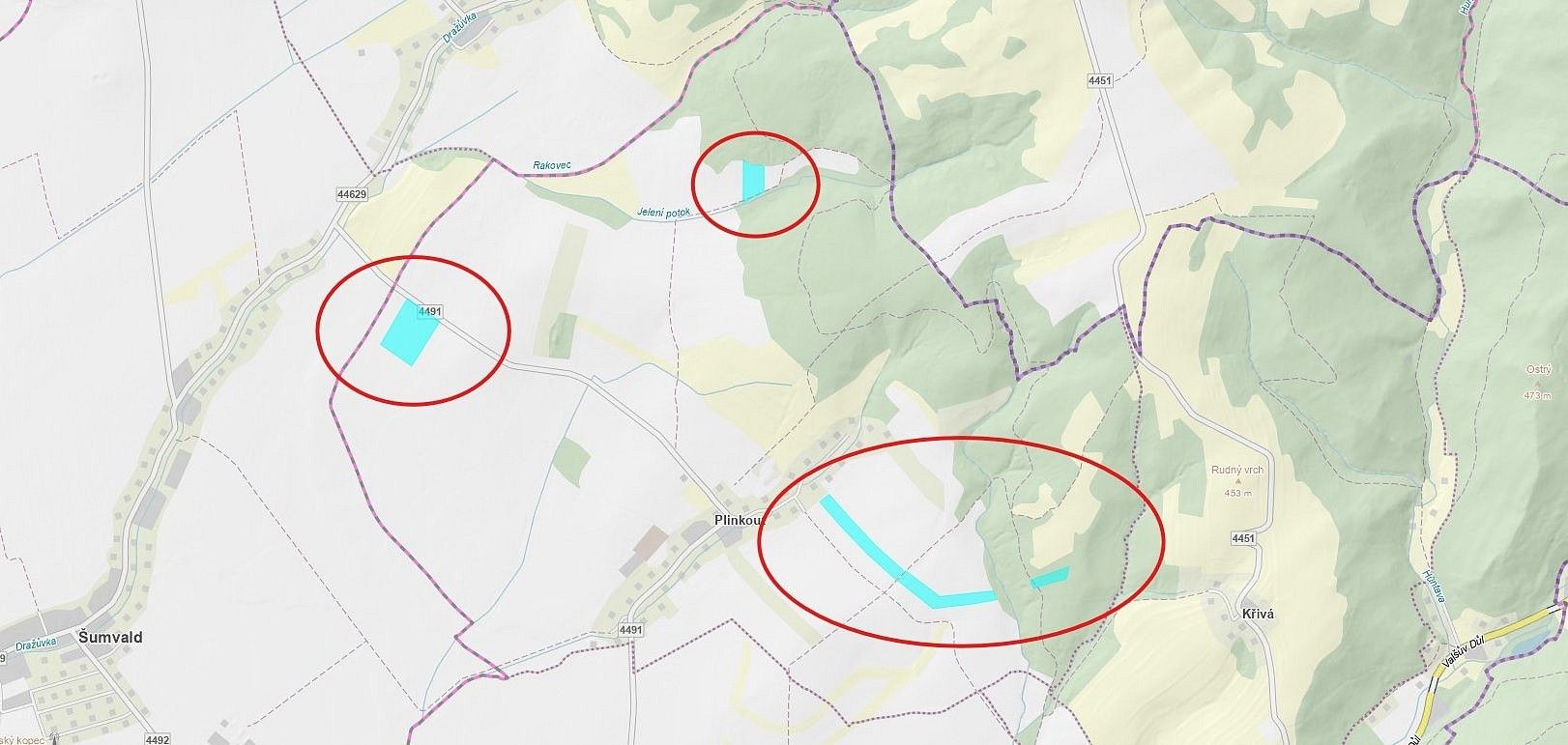 Zemědělský pozemek, 97 508 m²