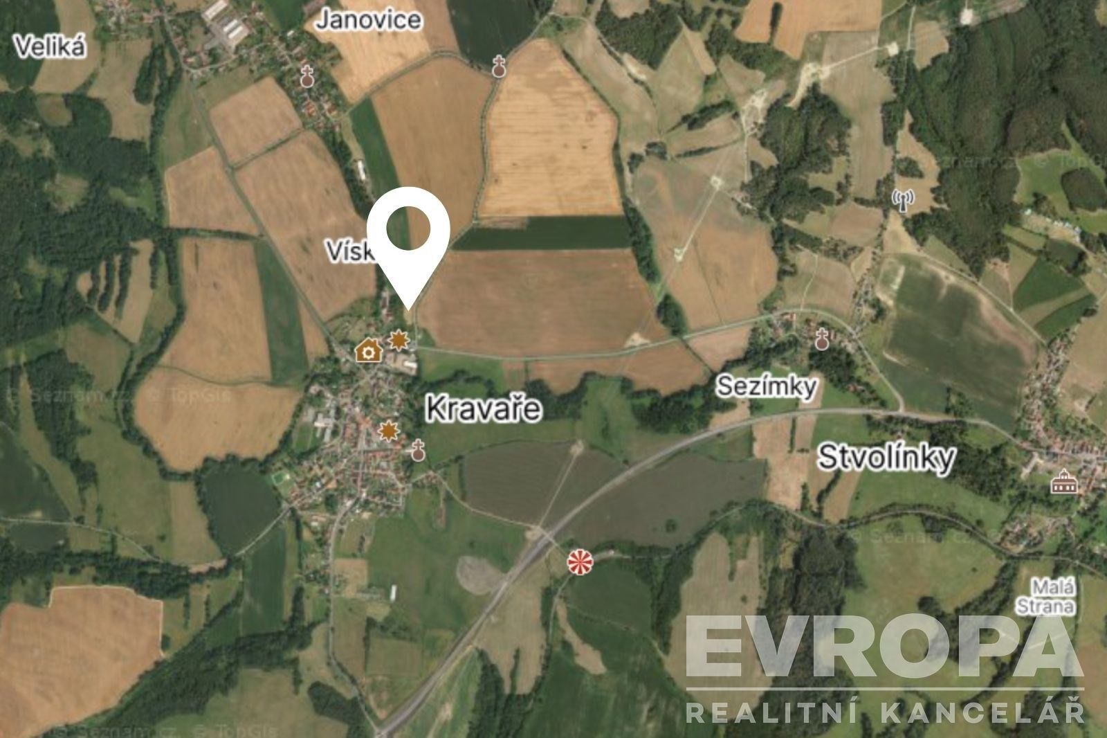 Prodej pozemek - Kravaře