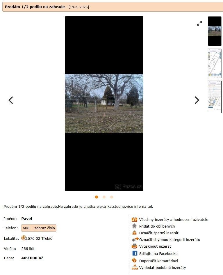 Zahrady, Moravské Budějovice, 676 02