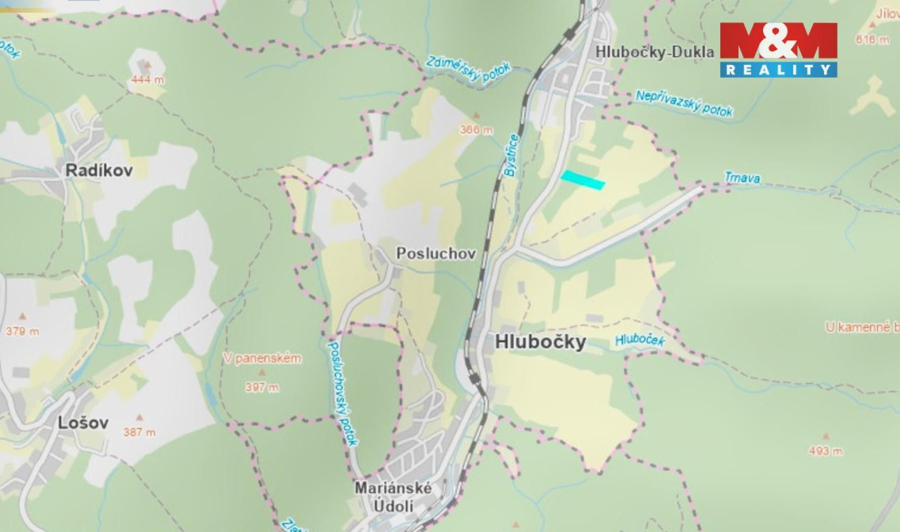 Prodej les - Hlubočky