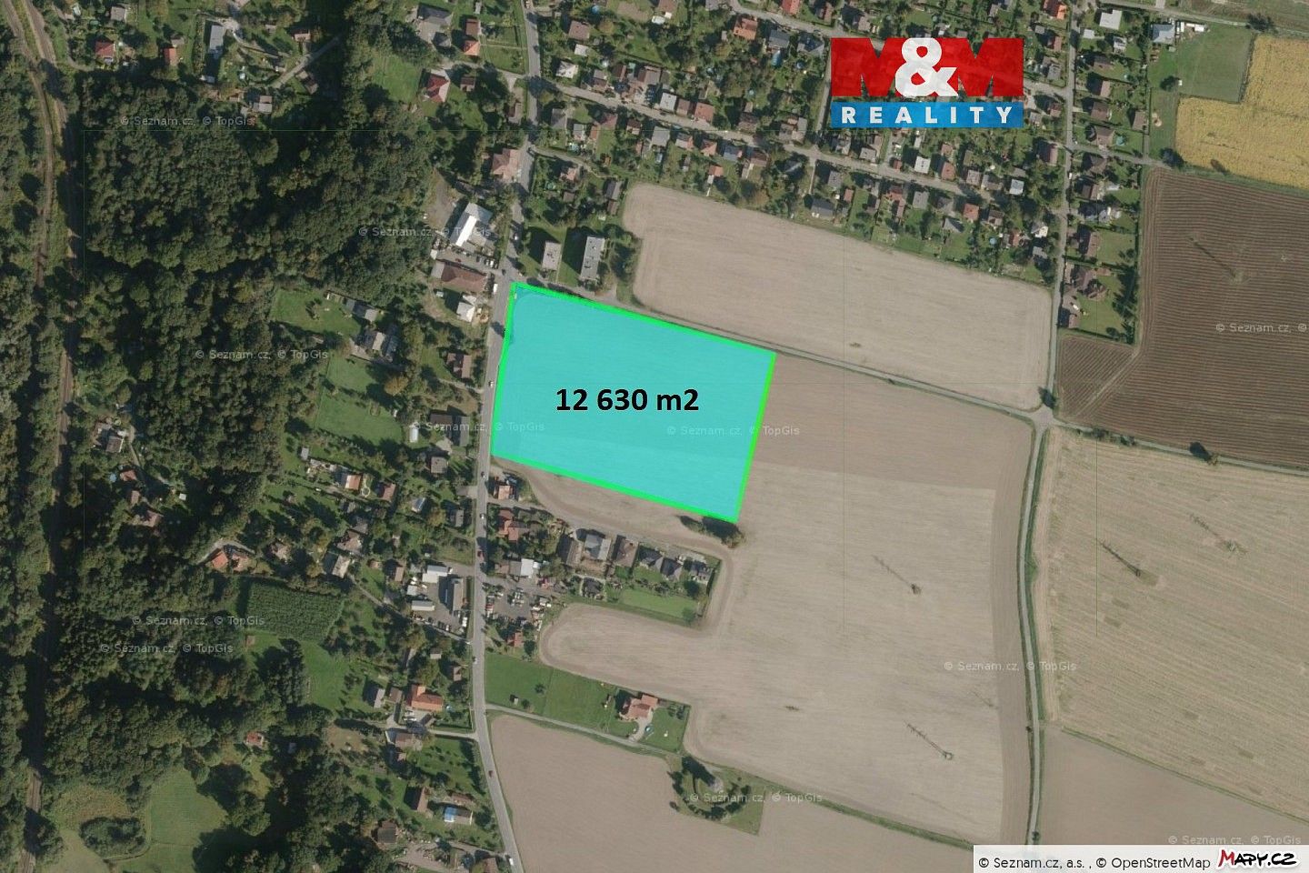 Pozemek pro bydlení, 12 630 m²