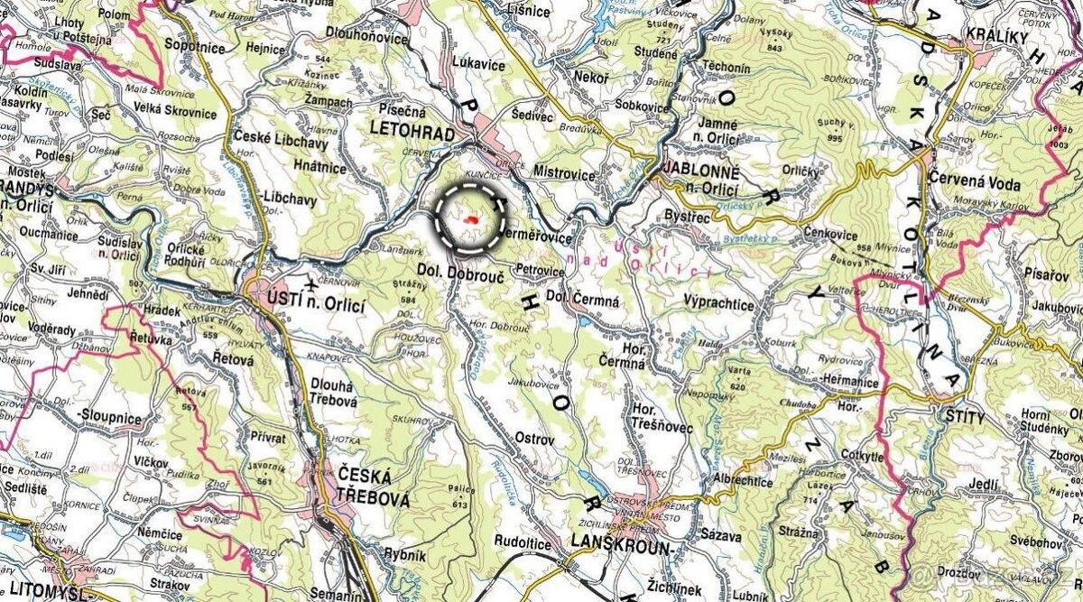 Prodej pozemek pro bydlení - Dolní Dobrouč, 561 02