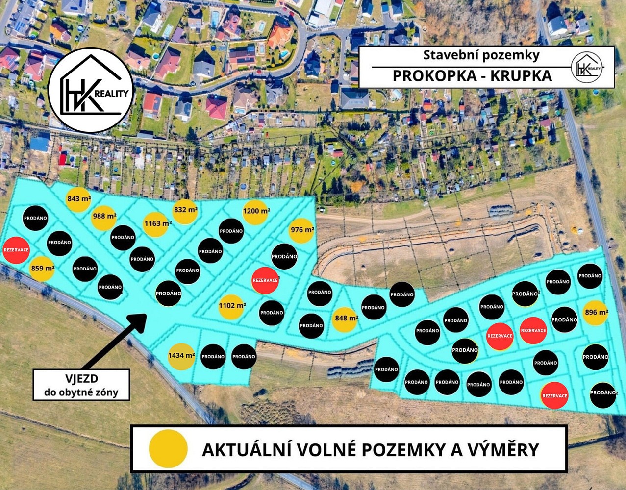 Prodej pozemek pro bydlení - Krupka, okres Teplice - 2