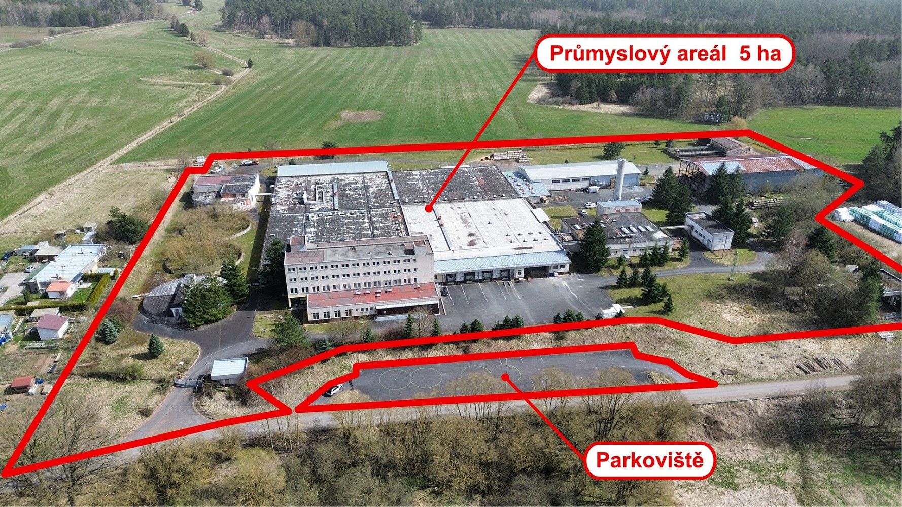 Výrobní prostory, Lom u Tachova, okres Tachov, Plzeňský kraj, 11 180 m² - 1