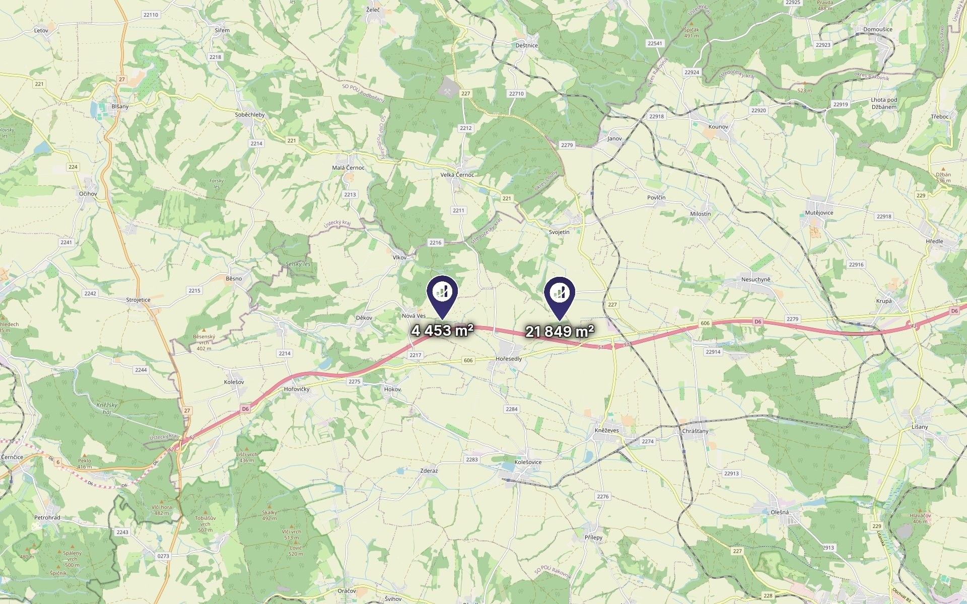 Zemědělský pozemek · 26 302 m² · Hořesedly - 4