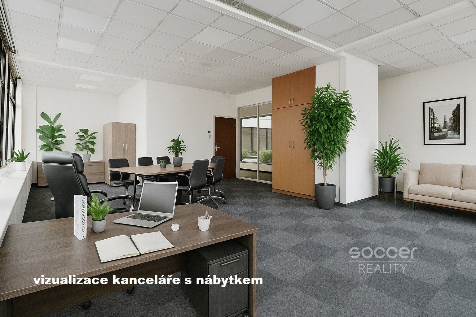 Pronájem kancelář - Sokolovská, Praha, 66 m²