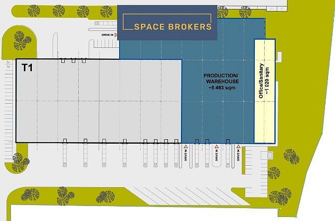 Sklad · 5 493 m² · Teplice - 3