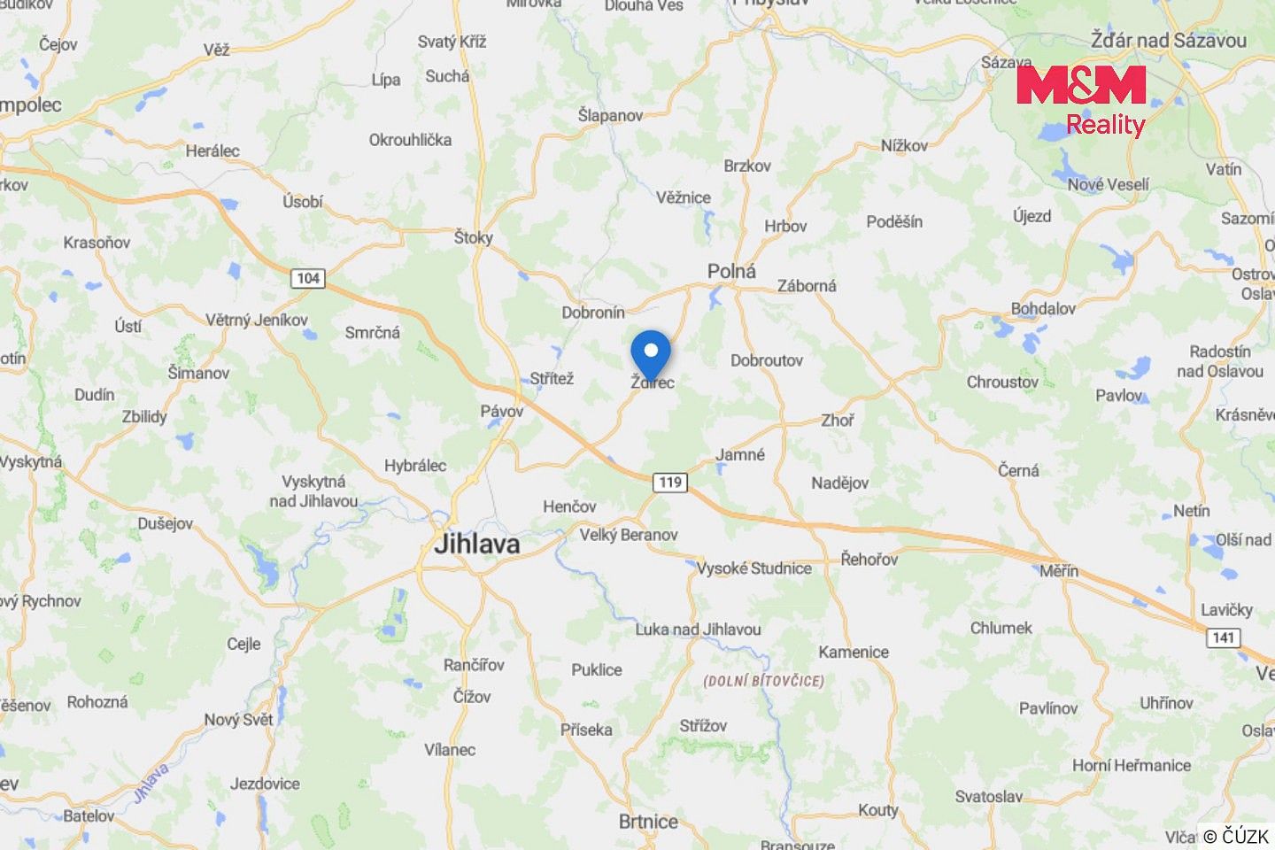 Prodej pozemek pro bydlení - Ždírec, okres Jihlava - 5