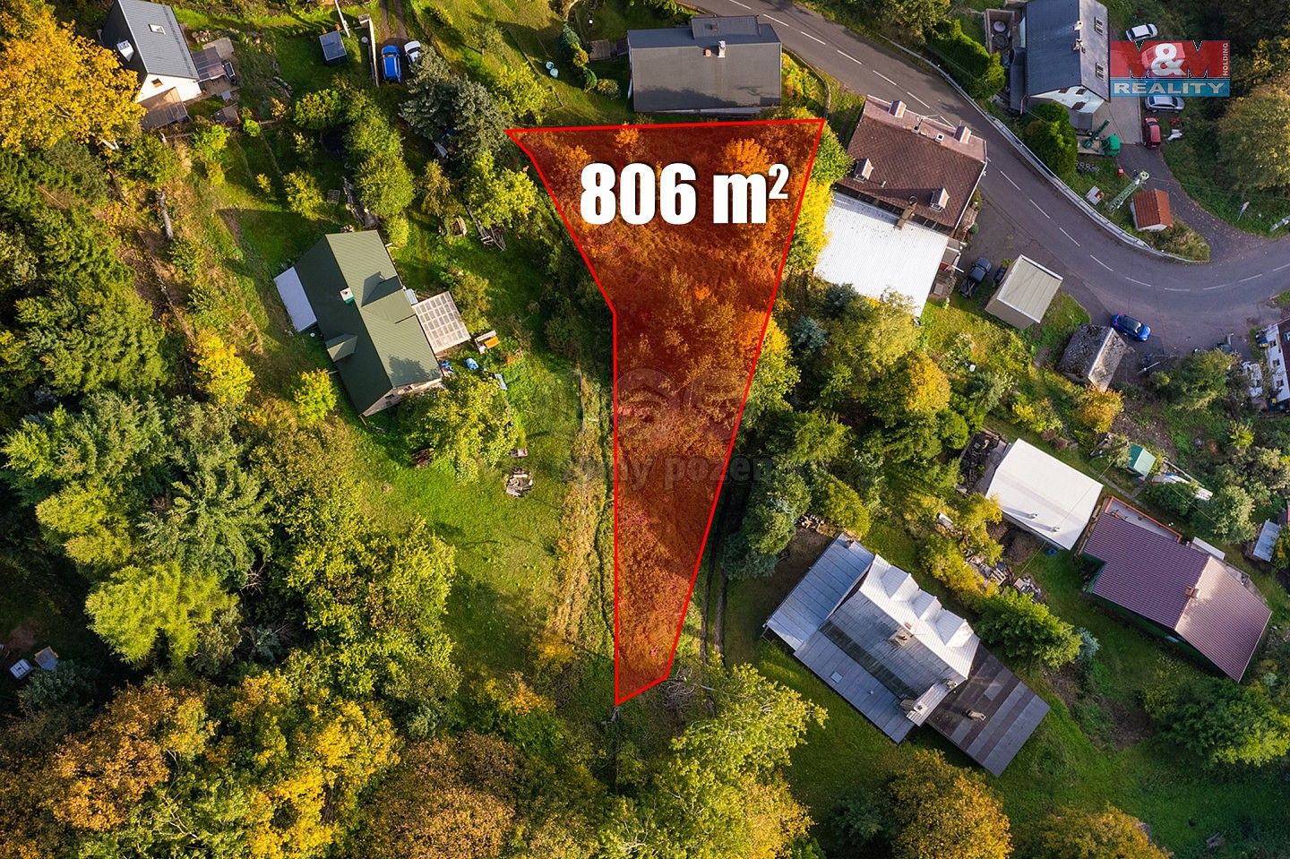 Zahrada, 806 m²